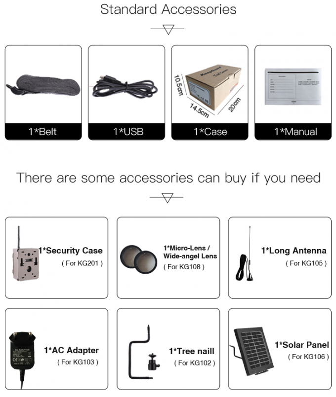 PIR 940nm Digital Wildlife Camera Invisible Flash Light 30MP 1080P KW571 16