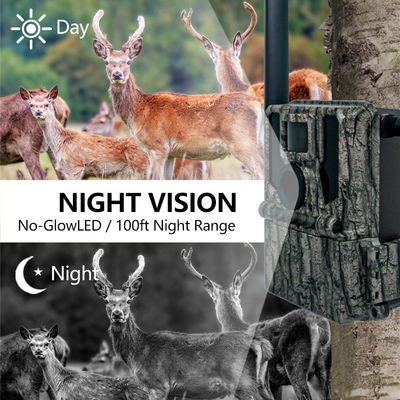 Keepguard 4G Cellular Wildlife Forest Trail Cameras with APP remote control 36MP 2K/30fps Wild Game
