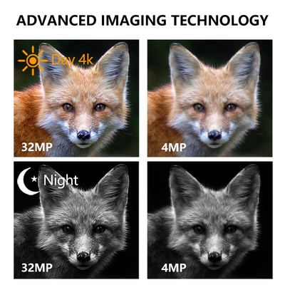 Outdoor Wildlife Hunting Camera up to 512GB Storage 32MP 4K at 30fps KW866 0.25s Response Speed Deer Hunting Camera