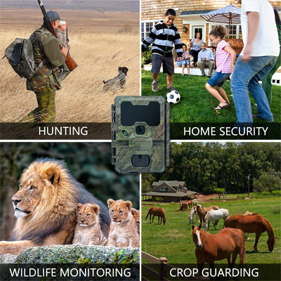 Outdoor Wildlife Hunting Camera up to 512GB Storage 32MP 4K at 30fps KW866 0.25s Response Speed Deer Hunting Camera