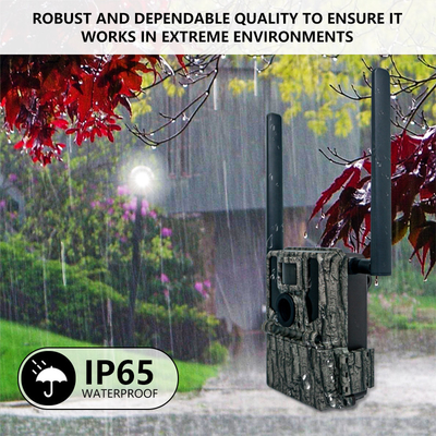 4G Cellular Wildlife Forest Trail Cameras with APP remote control 0.25s Triggering Speed Wild Game Cameras