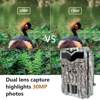 KW698A wildlife hunting trail camera dual-lens 2-sensors scouting camera 4K game camera easy to navigate simple to use
