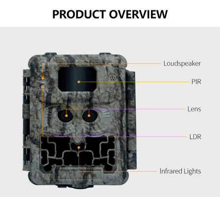 KW591 wildlife outdoor trail hunting camera no-glow Two sensor 1080P FHD Hunting Camera  night viison CMOS dual lens