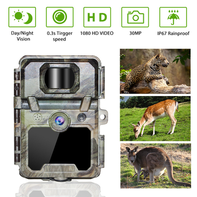 KW571 Factory OEM ODM Mini Wildlife Scouting Timelapse Trail Camera IP67 No-Glow CMOS Sensor and SD Memory night vision