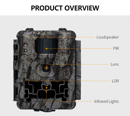 KW561 Trail infra Cam Mini 30MP 0.25s Speed 4K Video Resolution Waterproof CMOS Sensor SD Me