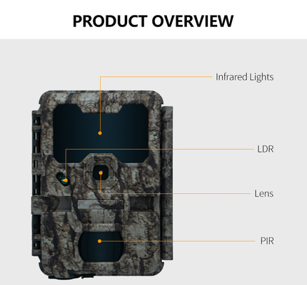 KW865 WIFI Hidden Camera waterproof IP67 20MP 0.6s trigger speed up to 512GB storage night vision trail Camera