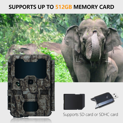 KW865 WIFI Hidden Camera waterproof IP67 20MP 0.6s trigger speed up to 512GB storage night vision trail Camera