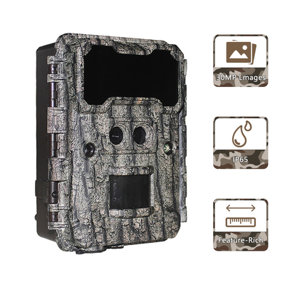 Outdoor hunting camera KW696 dual-lens 30MP waterproof IP67 1080p night vision up to 512GB storage no-glow trail camera