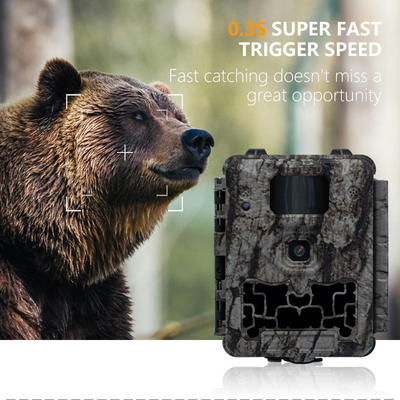 Trail Camera KW561 30MP 0.25s trigger Speed 4K Video Resolution Waterproof IP67 up to 512GB storage scounting camera