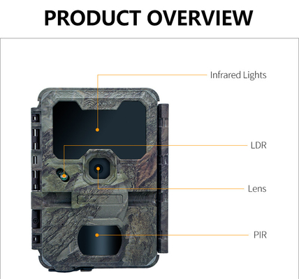 WIFI trail Camera KW866 waterproof IP67 OEM/ODM up to 512GB Storage SD Memory Card 32MP 4K wildlife camera