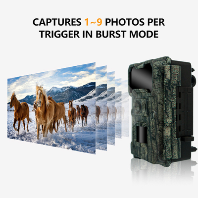 Outdoor hunting camera KW696 dual-lens 30MP waterproof IP67 1080p night vision up to 512GB storage no-glow trail camera