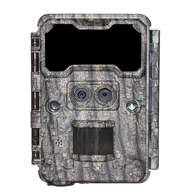 Outdoor hunting camera KW696 dual-lens 30MP waterproof IP67 1080p night vision up to 512GB storage no-glow trail camera