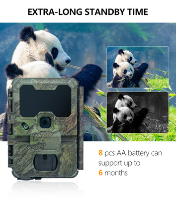WIFI hunting camera KW866 waterproof IP67 OEM/ODM up to 512GB Storage SD Memory Card 32MP 4K wildlife camera