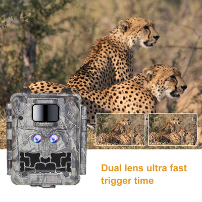 Hunting camera KW591 no-glow dual sensors 1080P waterproof IP67 0.4s trigger speed up to 512GB storage Hunting Camera