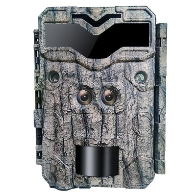 Experience the Thrill of Hunting with HD Hunting Cameras 32MP Dual-Lens Trail Camera with 4K Video and 100ft Night Vision