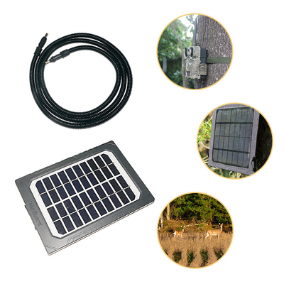 hunting accessories Solar Panel As a Supplementary Power ABS25 Fireproof Material with Screw in Thread on Both Cord Ends