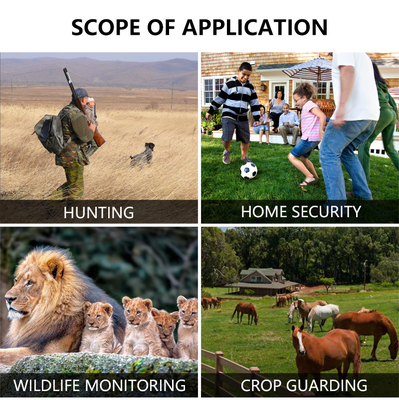 Trail camera KW866 with WIFI connection 0.25s trigger speed waterproof IP67 up to 512GB Storage 32MP 4K at 30fps for buck shot
