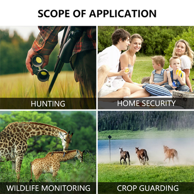 Hunting camera with WIFI connection KW865 waterproof IP67 IR flash range up to 82 feets night vision 20MP/1080P for wildlife watching
