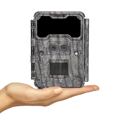 Dual lens hunting camera KW696 OEM/ODM 0.4s response speed 1080P/30MP waterproof IP67 100ft night range for wildlife hunting