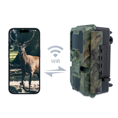 WIFI hunting camera KW866 waterproof IP67 OEM/ODM up to 512GB Storage SD Memory Card 32MP 4K wildlife camera