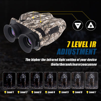 Professional Portable 12x25 High Power Night Vision Binoculars for Outdoor Camping Hunting Adventures Low Light Conditions