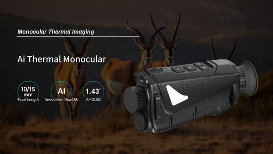 Thermal imaging binoculars with red dot 850nm night vision device 8x digital zoom