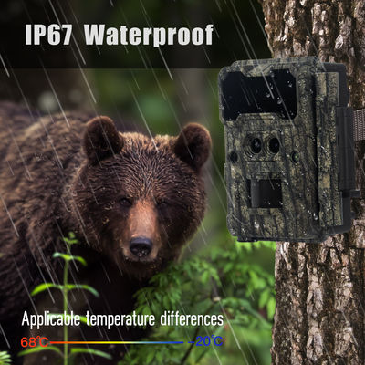 Infrared Hunting Camera 30MP1080P Dual-lens Game Cameras for Outdoor Wildlife Trap Waterproof 940nm IR Camera