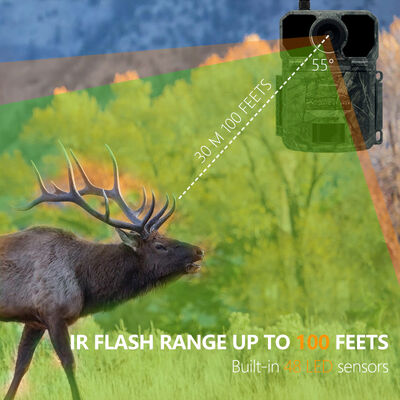 940nm Led Hunting Trail Camera Hd 30MP 180mA Programmable