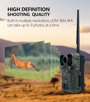 Trigger Speed 0.5 Seconds 4G Hunting Camera 0.8 Lbs Compact Motion Activated Camera for Remote Hunting Surveillance