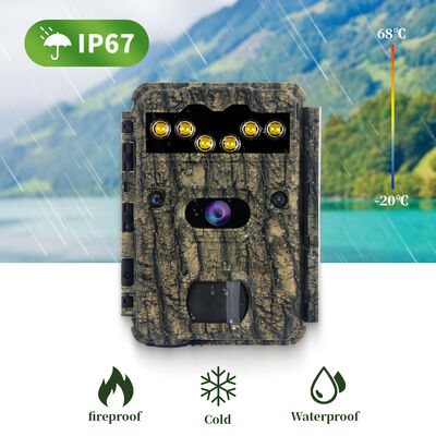 36MP 4K video trail camera up to 12 months battery life No-glow LED 100ft Night Range support white LED