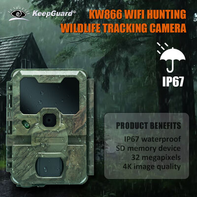 Stock Wireless WiFi Bluetooth Camera Mobile Trail Camera Ideal for Hunting Security and Wildlife Monitoring Applications