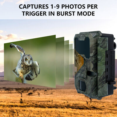 2 inch lcd hunting camera featuring 110×97×66mm size suitable for professional outdoor animal observation