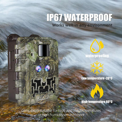 IP66 Waterproofrating Hunting camera featuring 24 inch screen infrared night vision for wildlife observation and security