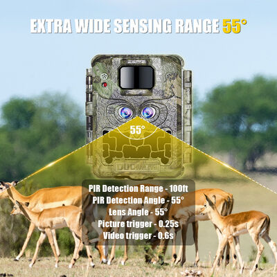 IP66 Waterproofrating Hunting camera featuring 24 inch screen infrared night vision for wildlife observation and security