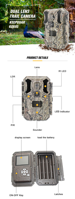 Infrared LEDs Wildlife Hunting Camera 30MP 1080P  IP66