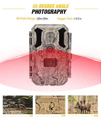 Infrared LEDs Wildlife Hunting Camera 30MP 1080P  IP66