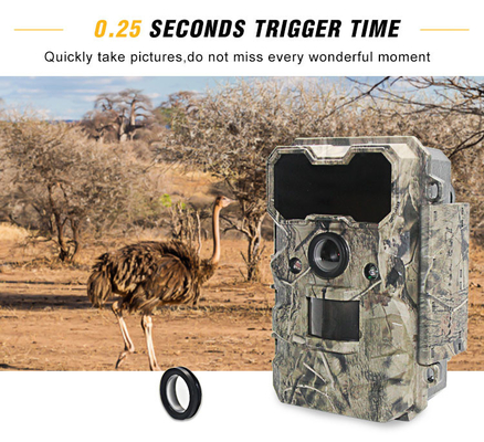 IP67 Camouflage No Glow Infrared Fast Trigger Deer Hunting Trail Camera