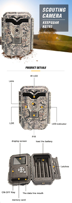 30MP 1080P HD Hunting Wildlife Trail Camera No Glow Infrared LEDs