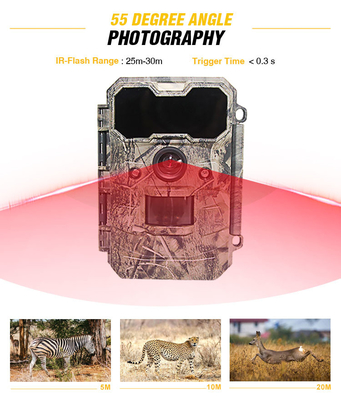 Macro Lens Advanced Sensor & Lens  1080P  SD Card Slot Trail Hunting Deer Waterproof Photo Trap Infrared IR Motion