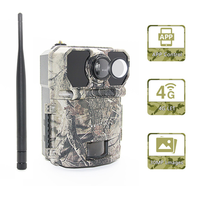 LCD Display 4G Trail Camera Programmable 940nm NO GLOW ICCID FTP SMTP MMS APP control hunting accessories