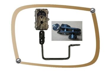 Security Case Trail Camera Mounting Brackets for Wildlife Hunting Cam