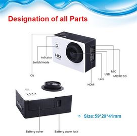 IP Camcorder Cellular Game Camera 900MAH CMOS Sensor Full Helmet