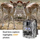 Hot-sale Fast Trigger Dual lens Full HD CE FCC ROHS Outdoor Wildlife Trail Hunting Camera