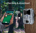 30MP Camo Wifi Surveillance Camera 140mA SDHC Card For Monitoring