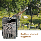 30MP Outdoor Hunting Trail Camera Kw6981 Dual Sensors 4k Ip67 Infrared PIR