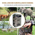 New KW698A 4K Trail Camera Dual Sensors IP67 No Glow AA Alkaine Batteries Wildlife Outdoor Hunting Camera