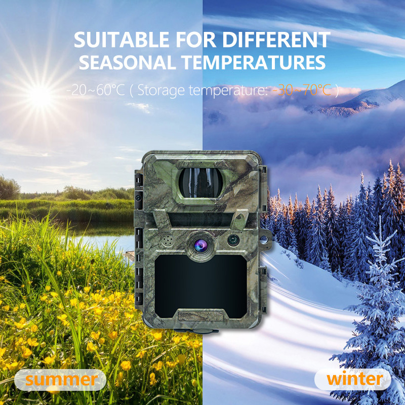 KW571 Factory OEM ODM Mini Wildlife Scouting Timelapse Trail Camera IP67 No-Glow CMOS Sensor and SD Memory night vision