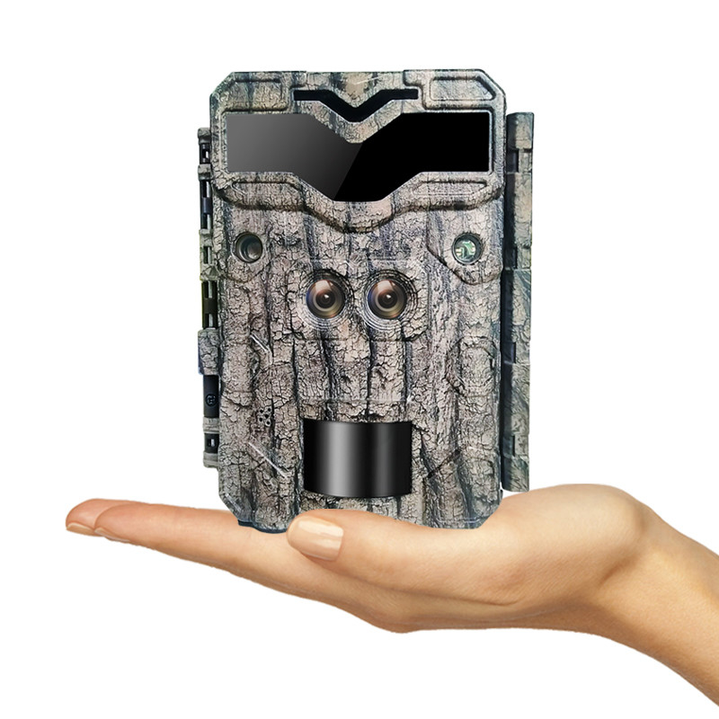KW698A hunting trail camera dual-lens 2-sensors scouting camera 4K game camera night vision