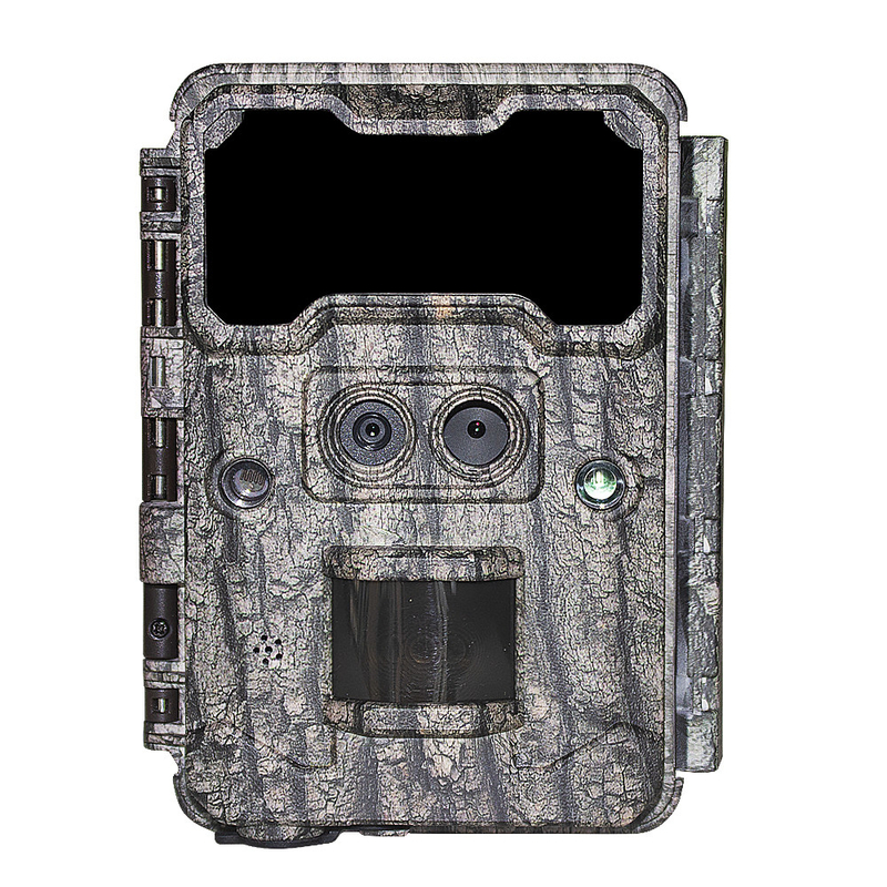 Outdoor hunting camera KW696 dual-lens 30MP waterproof IP67 1080p night vision up to 512GB storage no-glow trail camera