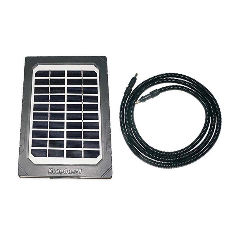 hunting accessories Solar Panel As a Supplementary Power ABS25 Fireproof Material with Screw in Thread on Both Cord Ends